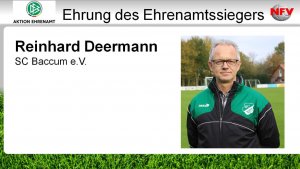 Reinhard Deermann emsländischer Ehrenamtssieger