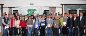 Jahreshauptversammlung Ehrungen 2017