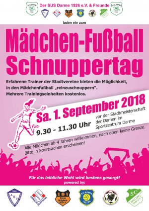 Mädchen-Fußball Schnupperkurs 2018