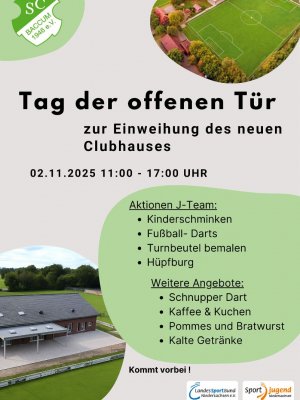 Tag der offenen Tür Plakat