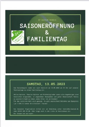 Tennis Familientag 2023
